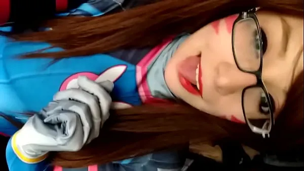 Watch D.VA Overwatch Cosplay TWERK - Britany Angelus new Tube