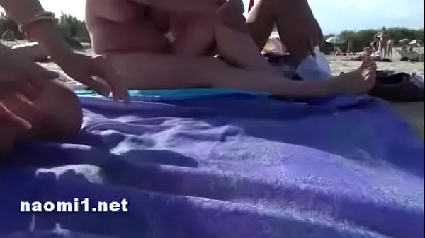 Watch public beach cap agde by naomi slut new Tube