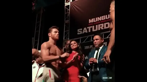 Mira Bulto de Canelo Álvarez en el pesaje tubo nuevo