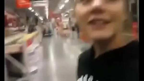 Watch Horny teen gilrfriend sucking in a public store new Tube