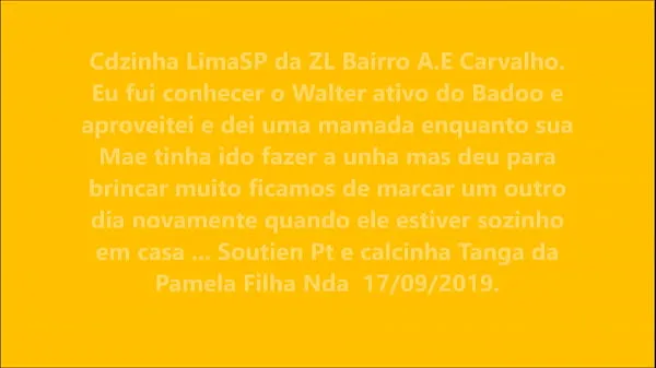 شاهد Cdzinha LimaSp Mamando outro ativo do Badoo com a lingeries da Pamela filha Nda 17092019 أنبوبًا جديدًا