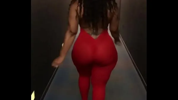 Tonton Cherokee D Ass Walking In See Thru Red Leggings Tube baharu