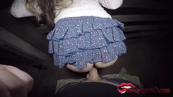 Assista a Horny big tits fucking in public on the bridge with hot creampie / Miriam Prado novos vídeos