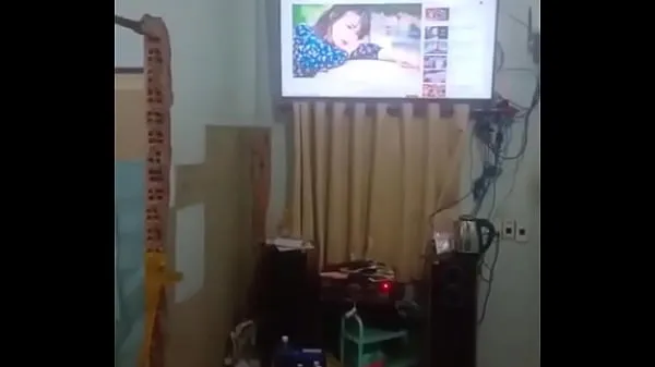Watch Singing karaoke while suckling with my step sister is very sweet new Tube