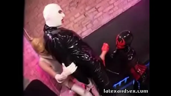Watch Latex Angel and latex demon group fetish new Tube