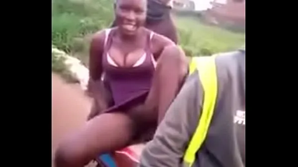Watch African girl finally claimed the bike new Tube