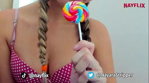 شاهد Sucking lollipop 2 follow me on Instagram أنبوبًا جديدًا