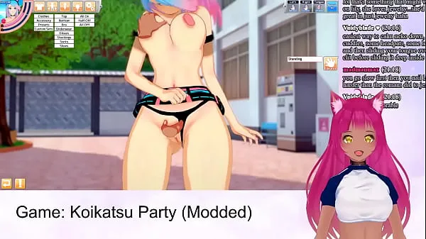 Mira vtuber lascivo neko juega koikatsu fiesta parte 3 tubo nuevo