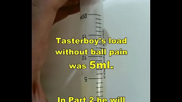 شاهد Tasterboy's cum load experiment Part1 أنبوبًا جديدًا