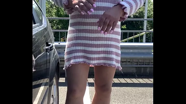 Pozrite si kelly cd on a carpark in pink jumper dress and nude pantyhose nový kanál