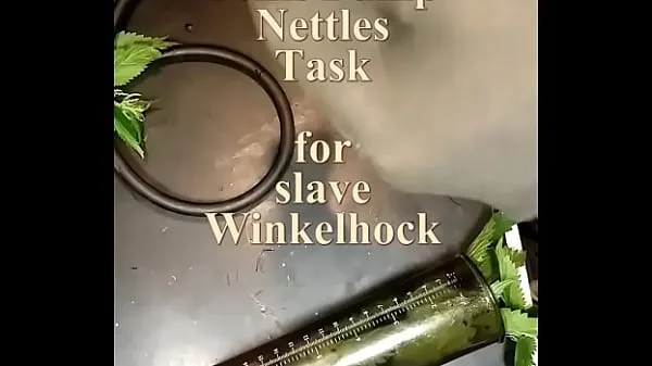 شاهد Penis pump nettles task for Winkelhock أنبوبًا جديدًا