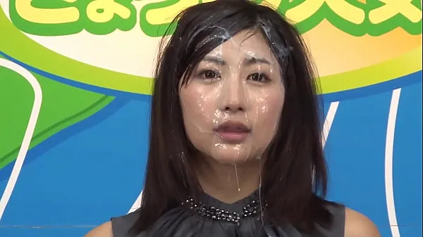 Watch News Announcer BUKKAKE, Japanese, censored, second girl new Tube