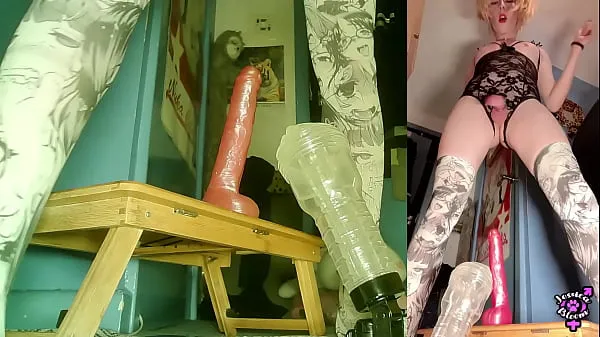 Pozrite si Fucking Fleshlight & Dildo Together With Cumplay Jessica Bloom nový kanál