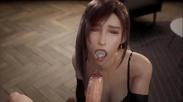 Sehen Sie sich 3D-Zusammenstellung, Tifa Lockhart, Blowjob und Doggystyle-Fick, unzensiertes Hentaineue Tube an