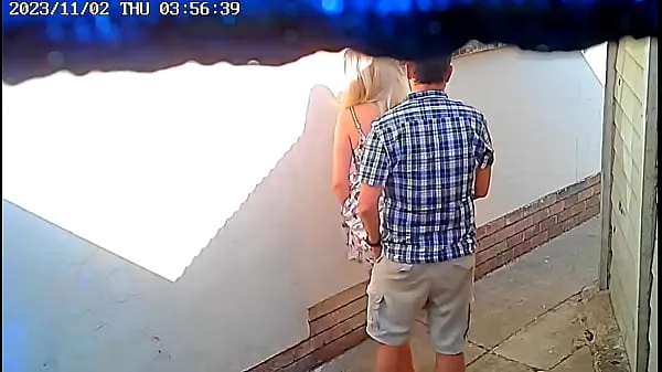 شاهد Daring couple caught fucking in public on cctv camera أنبوبًا جديدًا