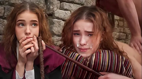 Watch ERECTO ! - Hermione´s First Time Struggles With A Spell - NoLube new Tube