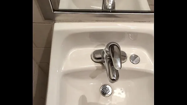 Watch Cum into public bathroom sink new Tube